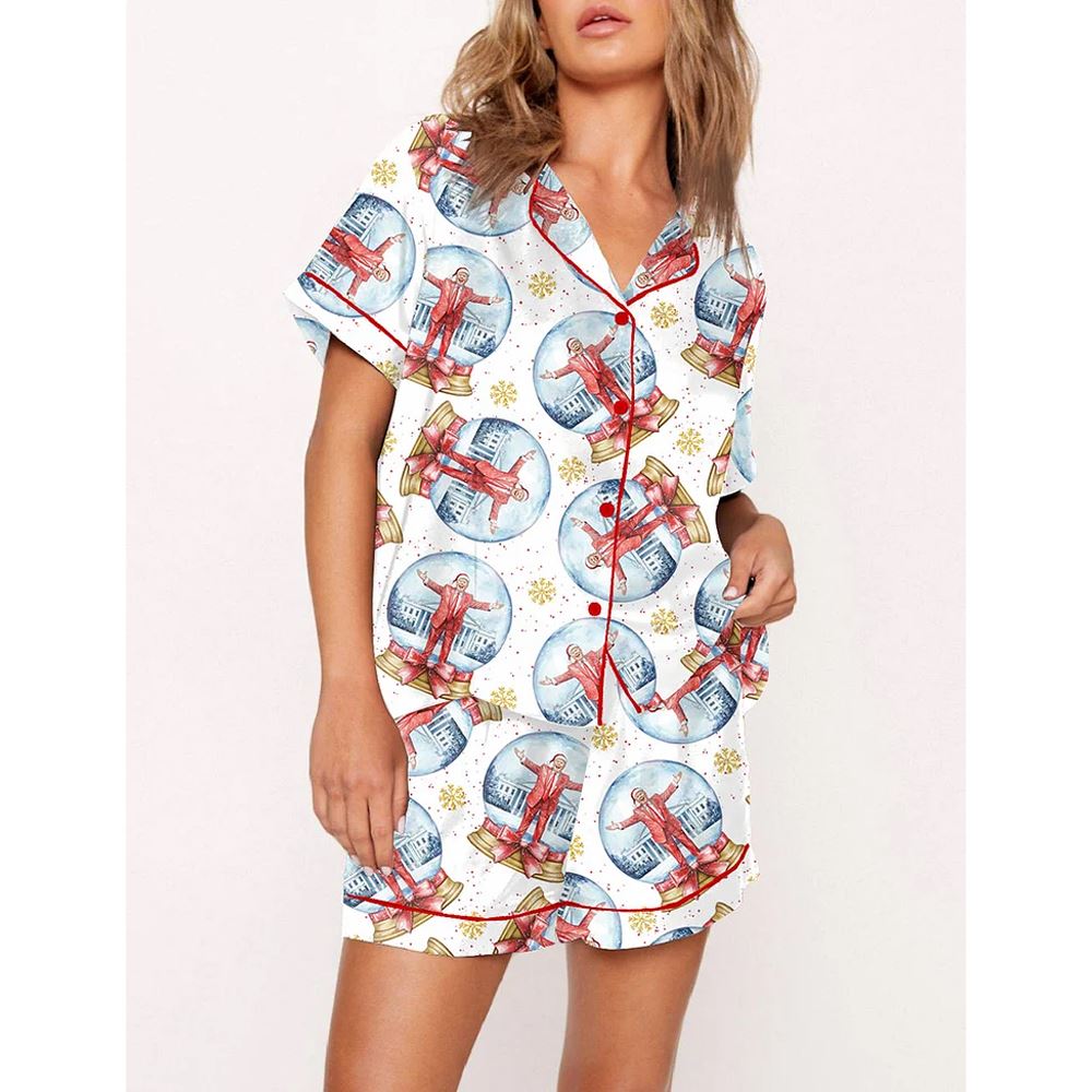 Trump Santa Christmas Pajama Set