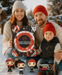 Alternative view of Twenty One Pilots Advent Calendar, Christmas Countdown Advent Calendar Gift Box With 24 Acrylic Ornaments