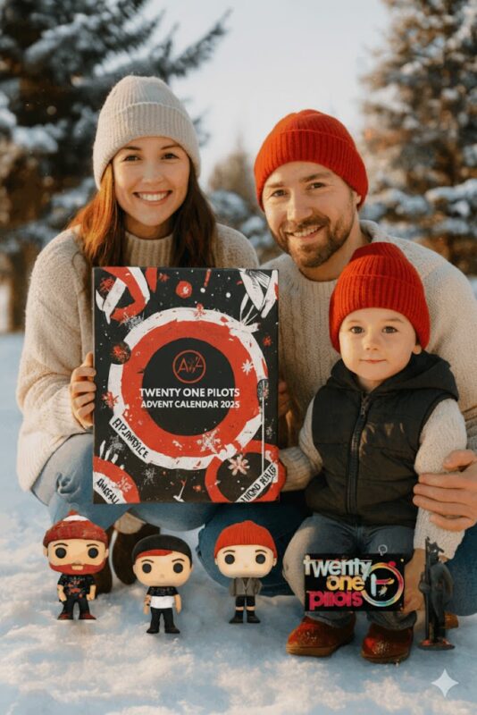 Alternative view of Twenty One Pilots Advent Calendar, Christmas Countdown Advent Calendar Gift Box With 24 Acrylic Ornaments