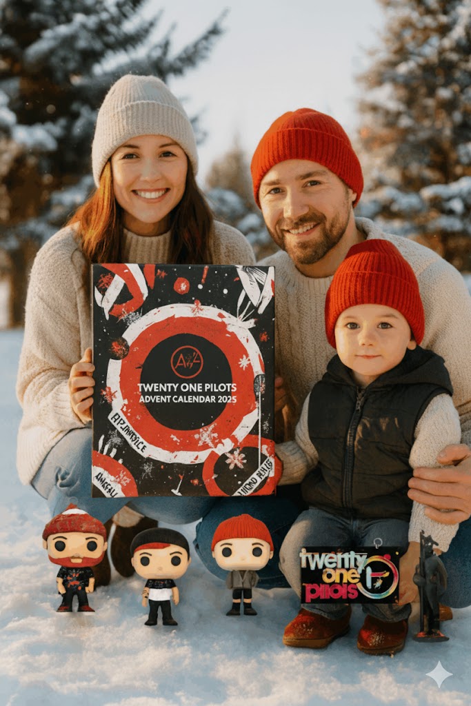 Twenty One Pilots Advent Calendar, Christmas Countdown Advent Calendar Gift Box With 24 Acrylic Ornaments - Image 2