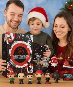 Twenty One Pilots Advent Calendar, Christmas Countdown Advent Calendar Gift Box With 24 Acrylic Ornaments