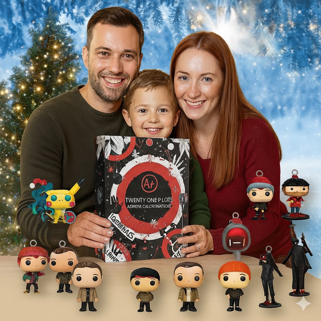 Twenty One Pilots Advent Calendar, Christmas Countdown Advent Calendar Gift Box With 24 Acrylic Ornaments - Image 4