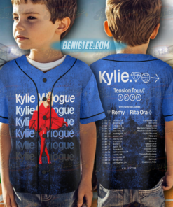 Alternative view of 2025 Kylie Minogue Tension World Tour Baseball Jersey