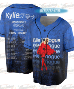 2025 Kylie Minogue Tension World Tour Baseball Jersey