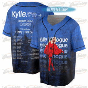 2025 Kylie Minogue Tension World Tour Baseball Jersey