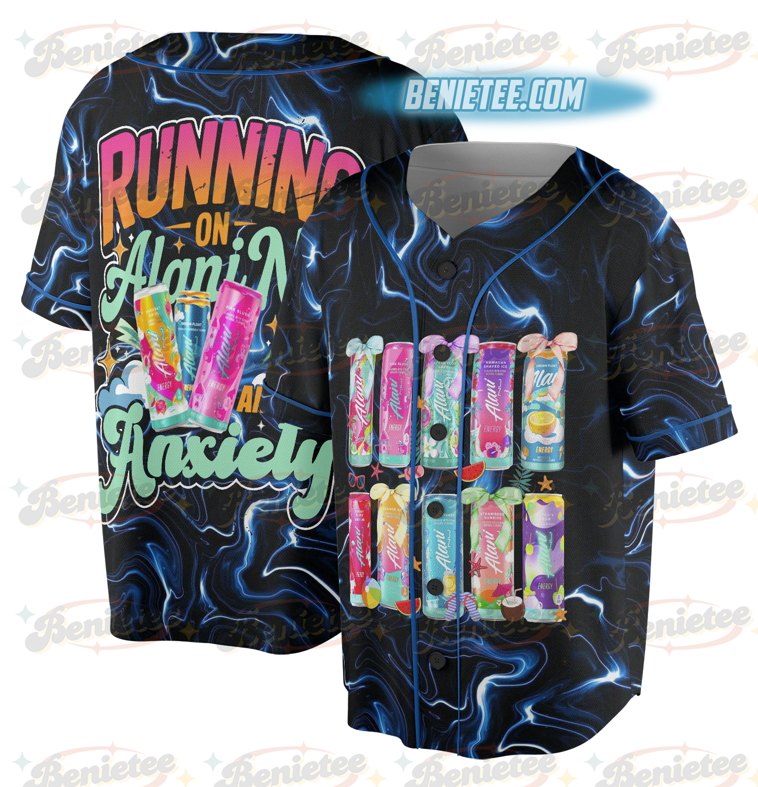 Coquette Bow Summer Drink Jersey, Alani Nu Energy Drink Graphic Tee, Fourth of July Soda T-shirt