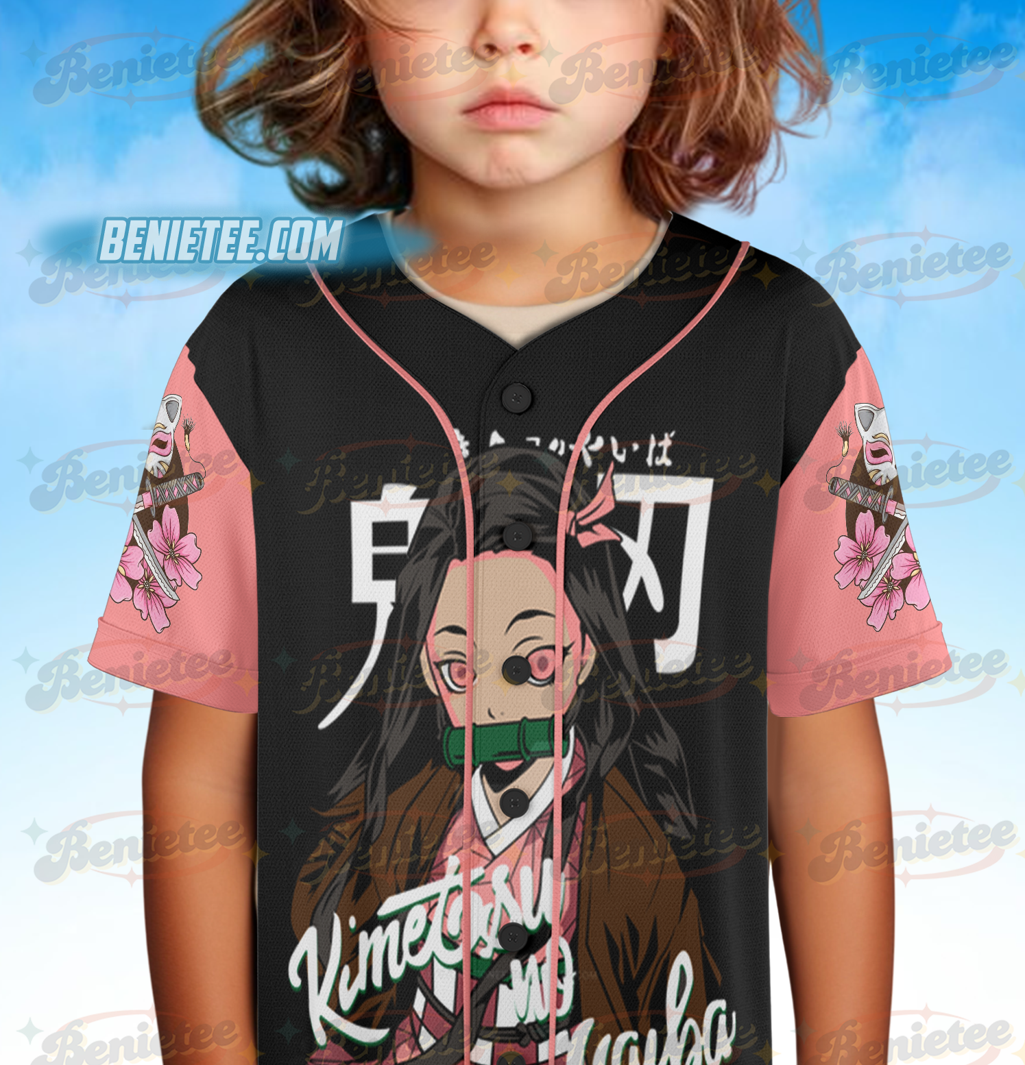 Nezuko Kamado Jersey, Nezuko Kamado Jersey, Nezuko Kamado T-Shirt, Anime Graphic - Image 5