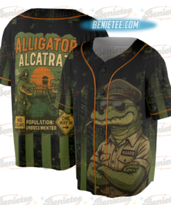 Funny Animal Jersey, Alligator Alcatraz Jersey