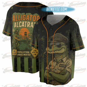 Funny Animal Jersey, Alligator Alcatraz Jersey
