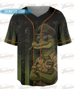 Alternative view of Funny Animal Jersey, Alligator Alcatraz Jersey