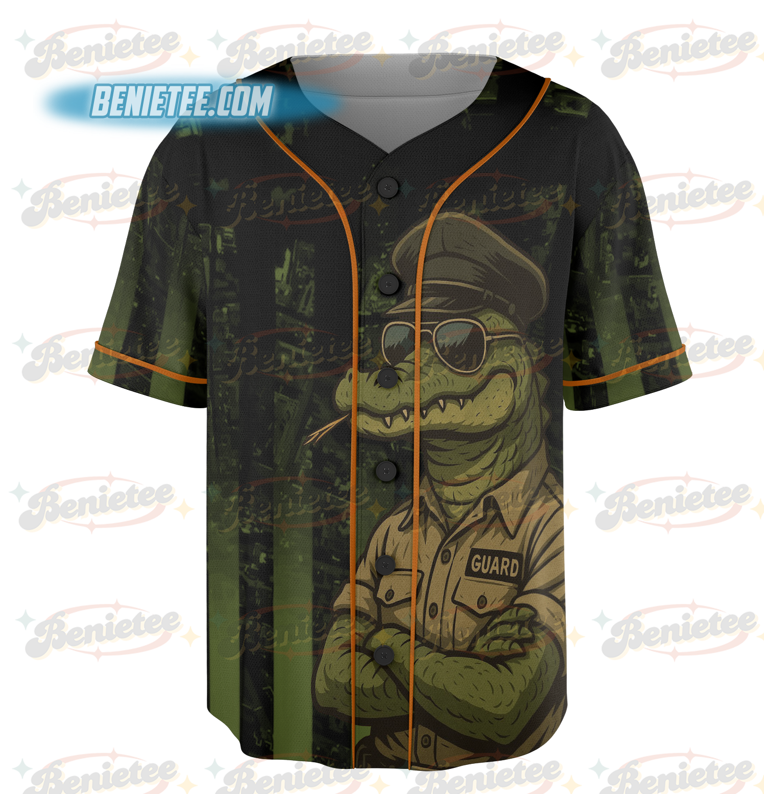 Funny Animal Jersey, Alligator Alcatraz Jersey - Image 2
