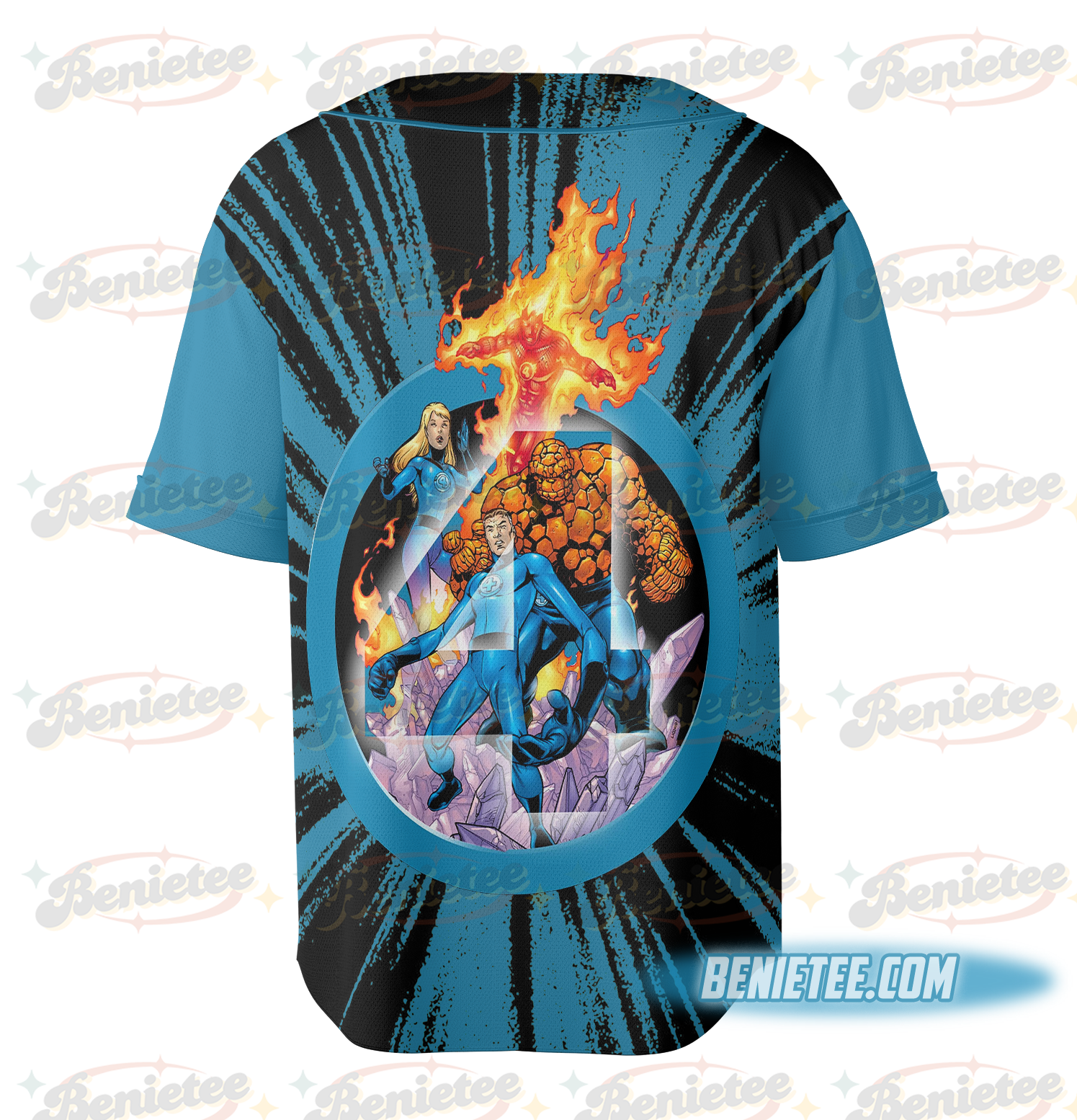 The Fantastic Four First Steps Baseball Jersey - Image 4