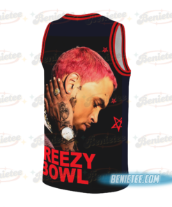Alternative view of Chris Brown Tour Basketball Jersey