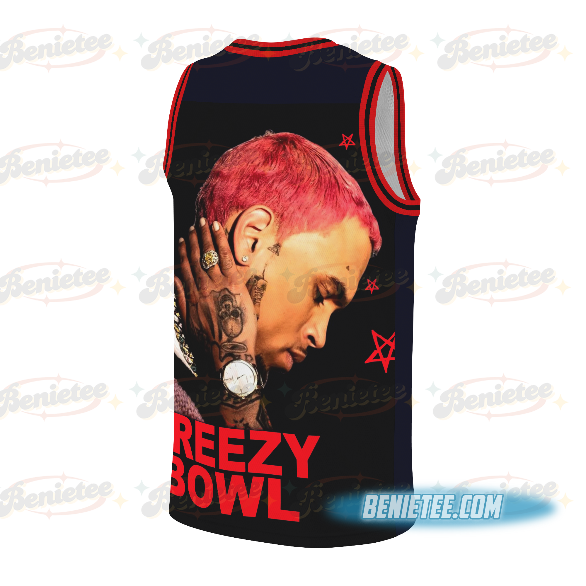 Chris Brown Tour Basketball Jersey - Image 2