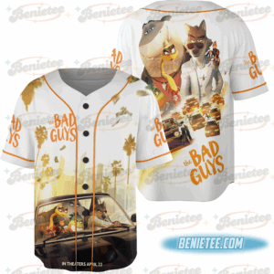 DreamWorks The Bad Guys 2 The Original Bad Guys Baseball Jersey