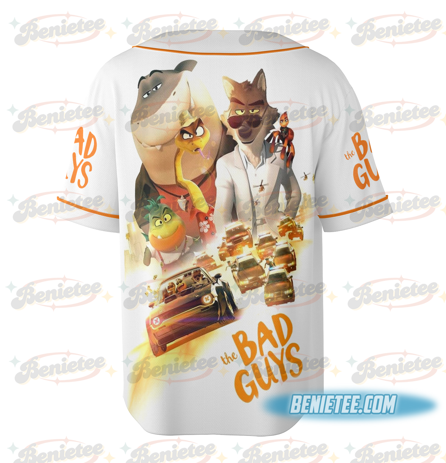 DreamWorks The Bad Guys 2 The Original Bad Guys Baseball Jersey - Image 3