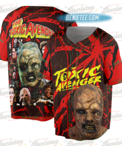 PubliciTeeZ Big and Tall Toxic Avenger Classic Horror Movie Baseball Jersey