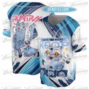 Demon Hunter Tiger Baseball Jersey, Derpy the Tiger And Bird Demon Hunter Tiger Jersey