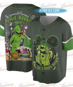 Boogie Man Baseball Jersey, Halloween Boogie Jersey, The Nightmare Before Christmas