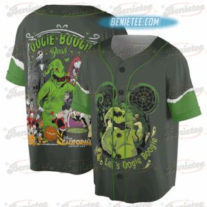 Boogie Man Baseball Jersey, Halloween Boogie Jersey, The Nightmare Before Christmas