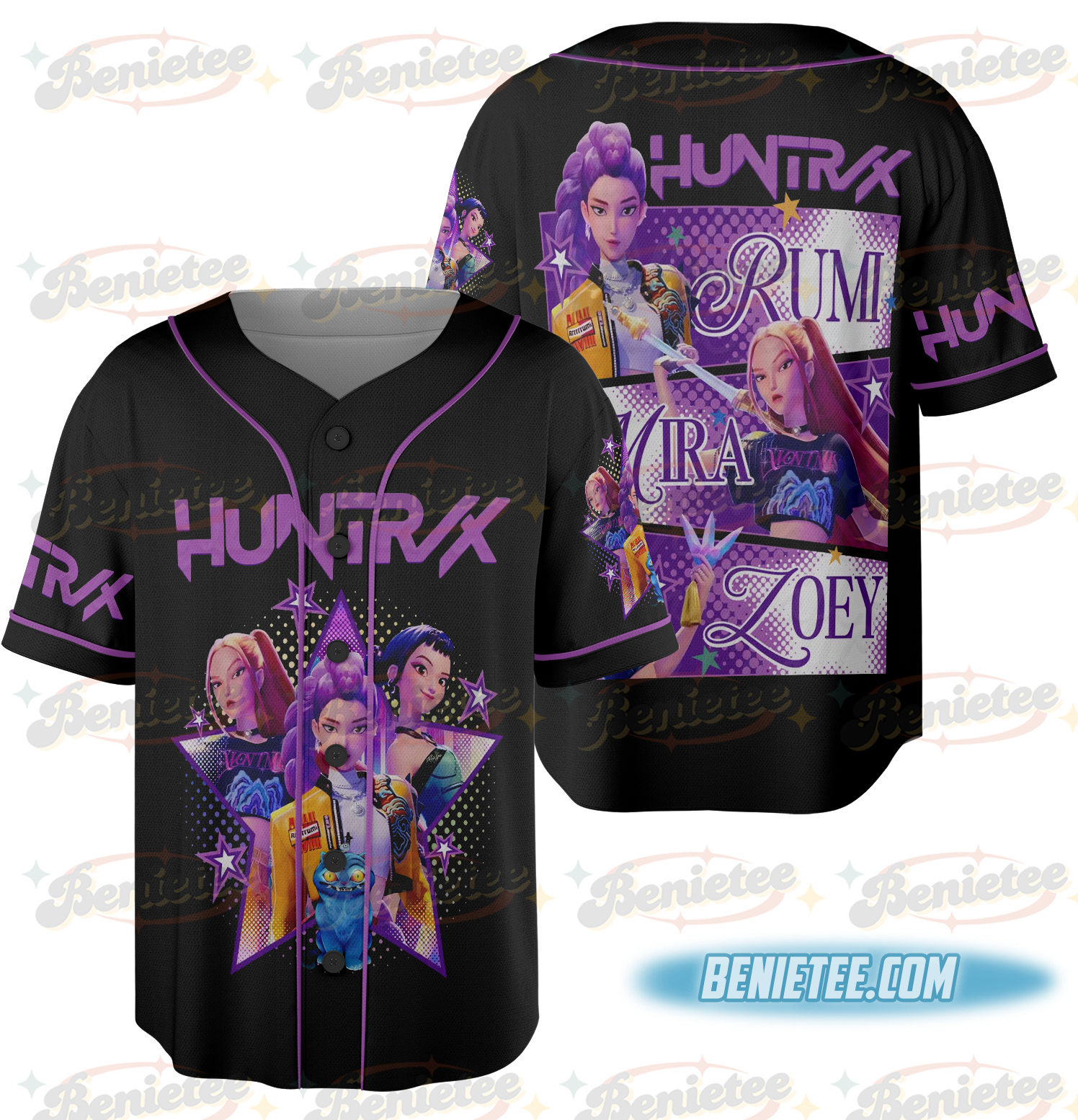 Kpop Demon Hunters Baseball Jersey - Image 3