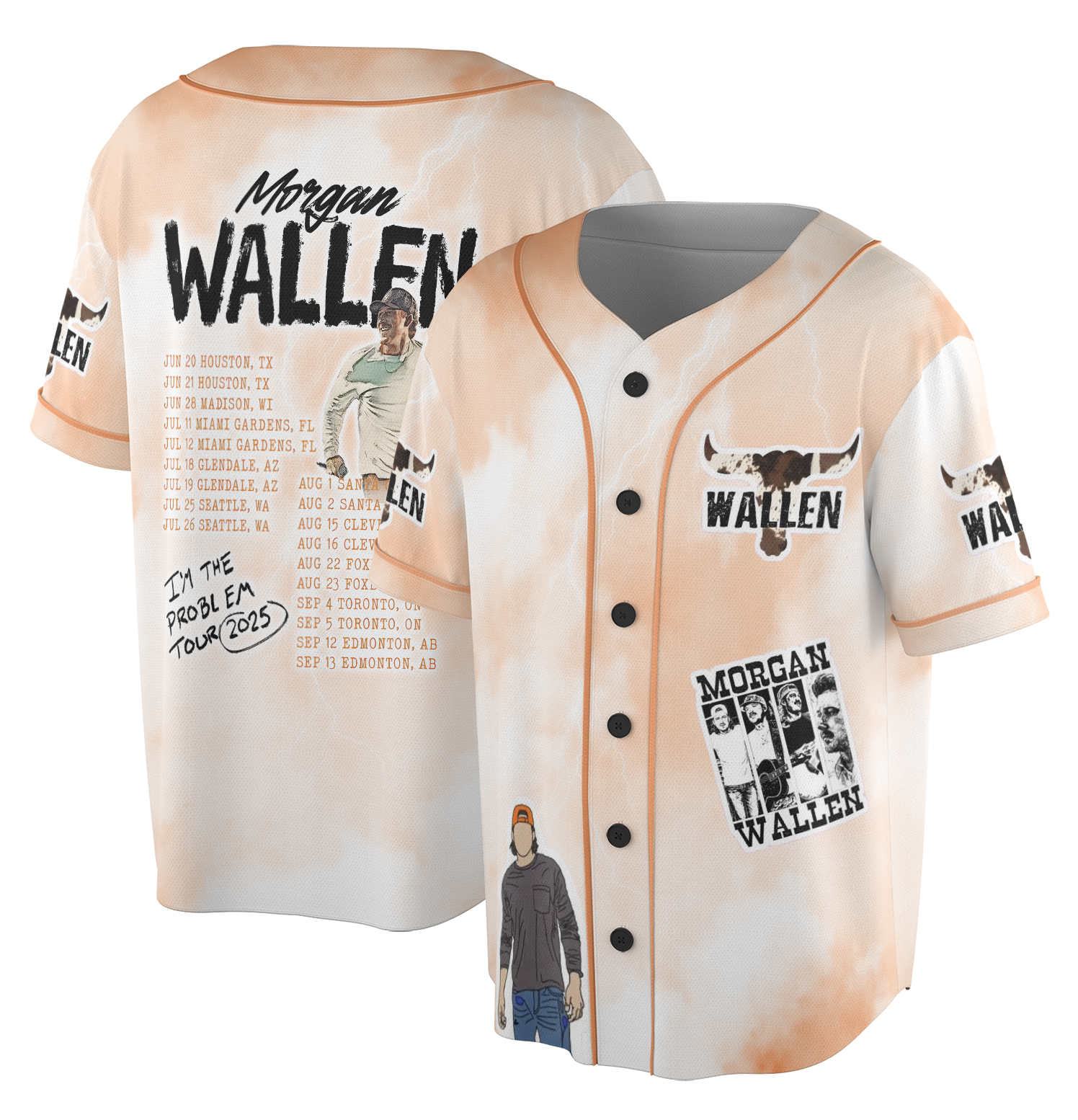 Morgan Wallen Baseball Jersey