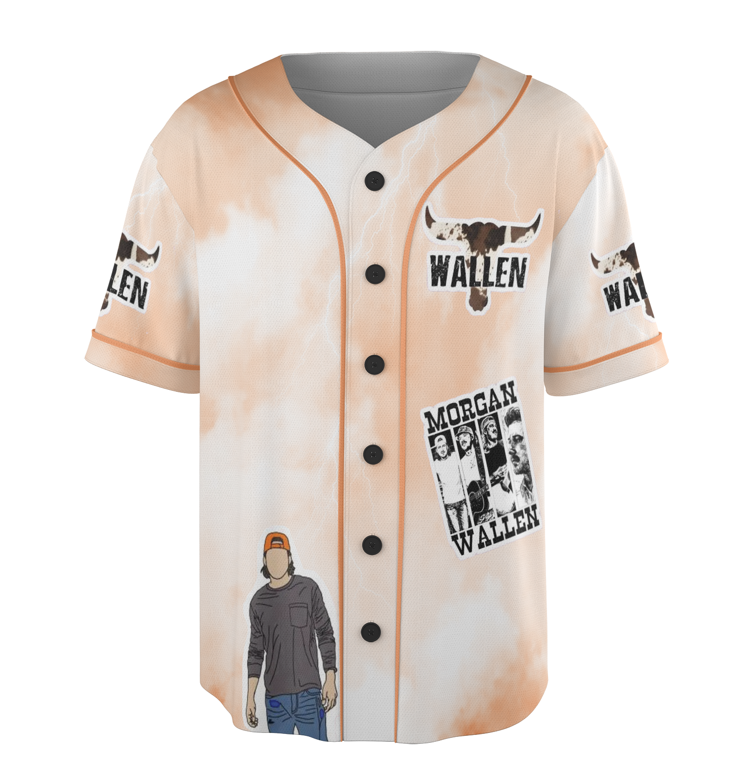 Morgan Wallen Baseball Jersey - Image 4