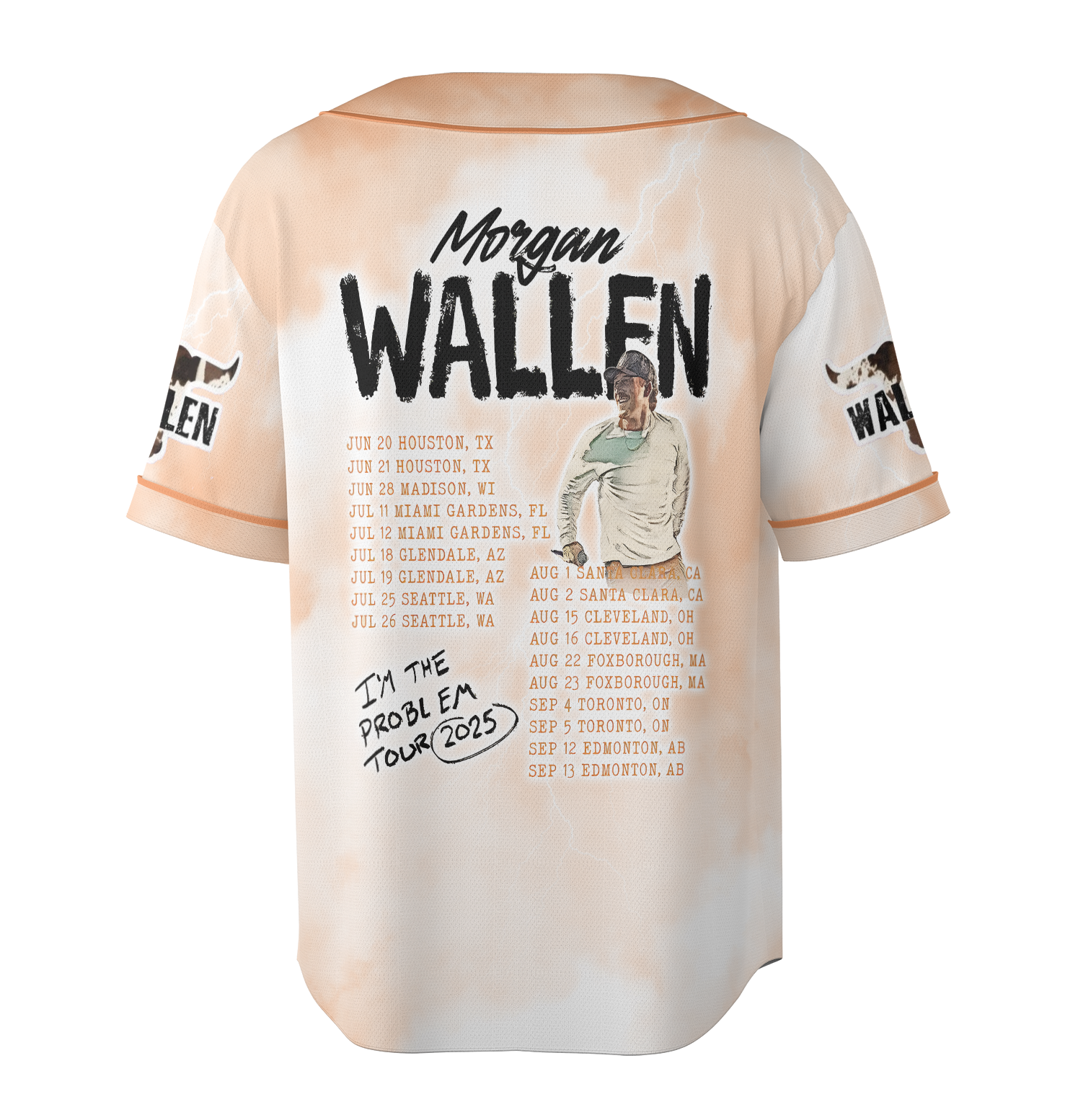 Morgan Wallen Baseball Jersey - Image 5