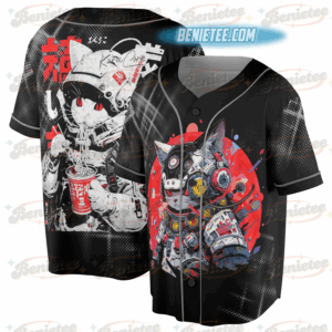 Japanese Streetwear Cyberpunk Retro Techwear Manga Anime Jersey