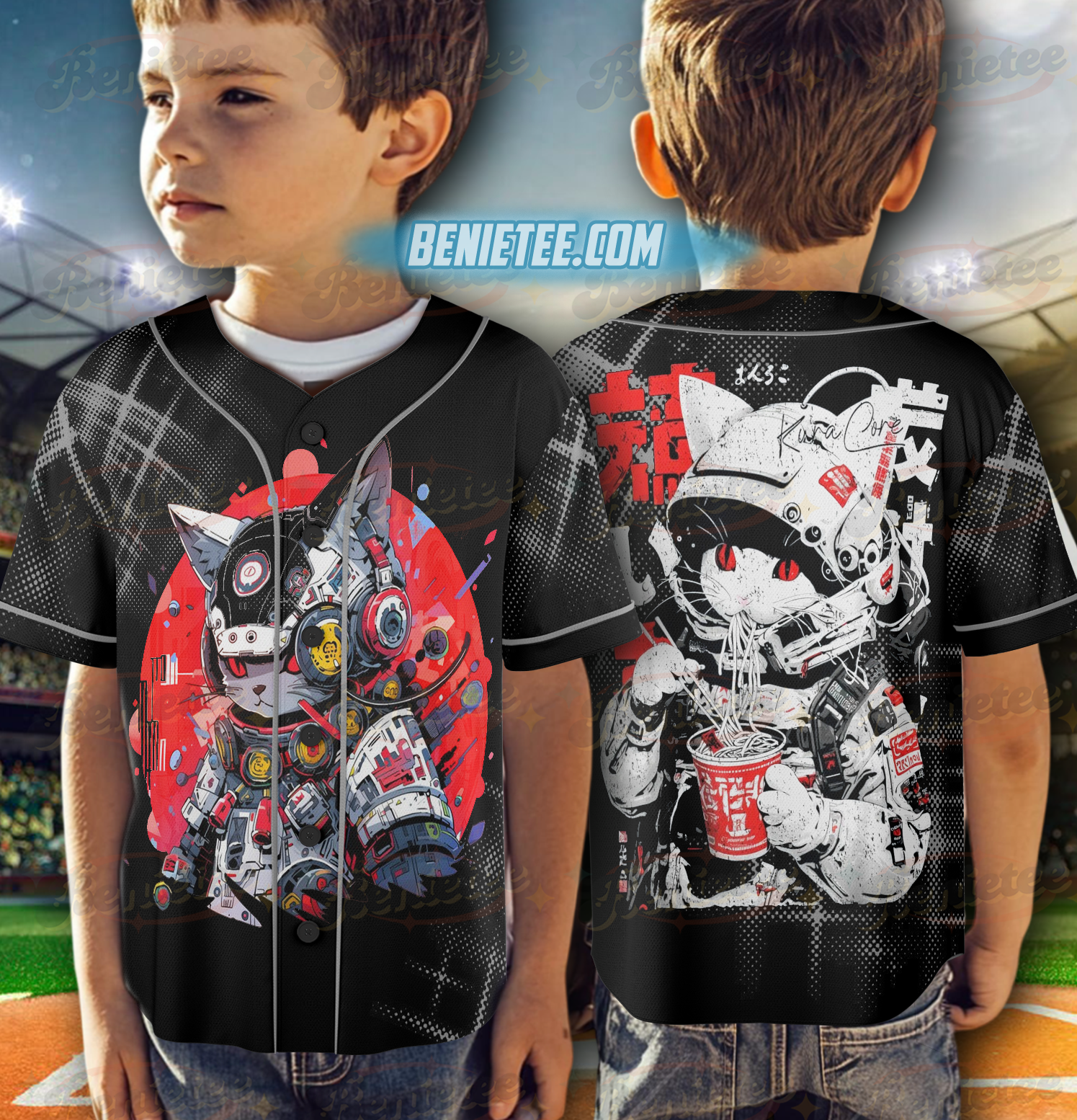 Japanese Streetwear Cyberpunk Retro Techwear Manga Anime Jersey - Image 6