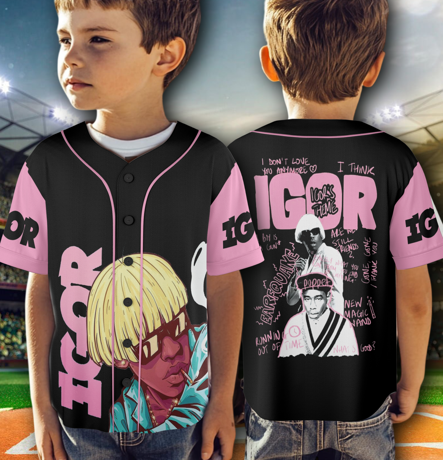 Vintage Tyler the Creator Baseball Jersey - Image 2