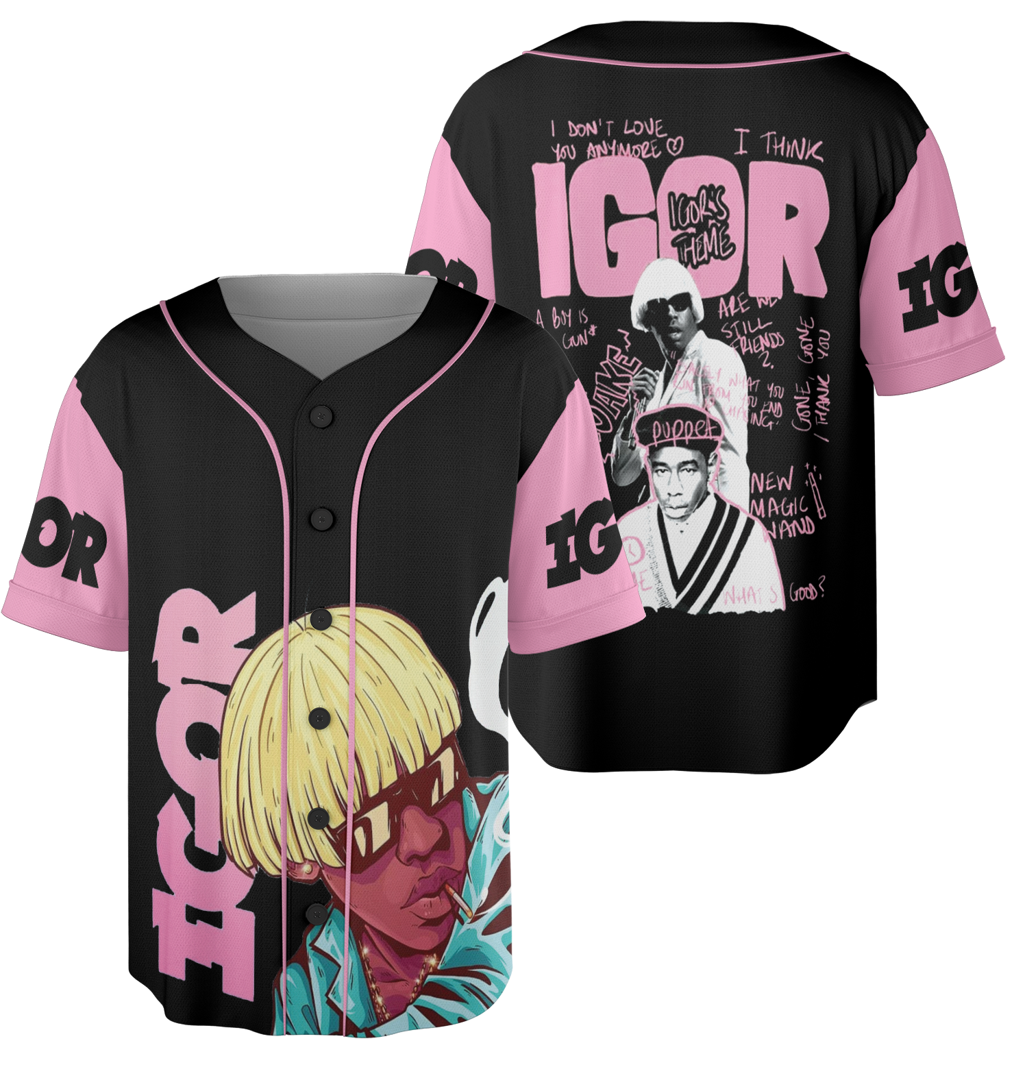 Vintage Tyler the Creator Baseball Jersey - Image 4