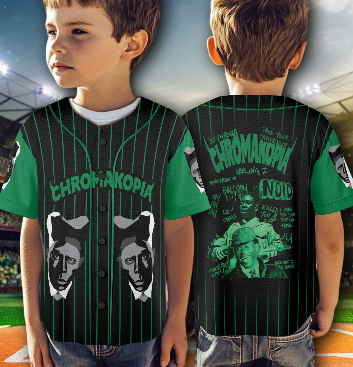 Tyler The Creator Chromakopia Baseball Jersey - Image 2