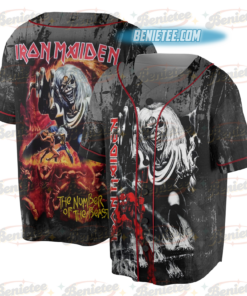 Iron Maiden Madrid Tour 2025 Baseball Jersey