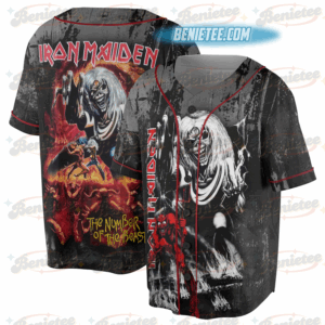 Iron Maiden Madrid Tour 2025 Baseball Jersey