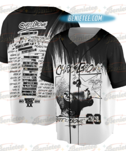 Rapper Chris Brown Breezy Bowl XX Tour 11:11 Vintage Jersey