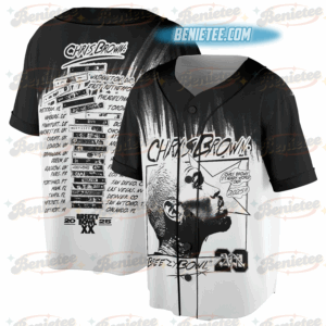 Rapper Chris Brown Breezy Bowl XX Tour 11:11 Vintage Jersey