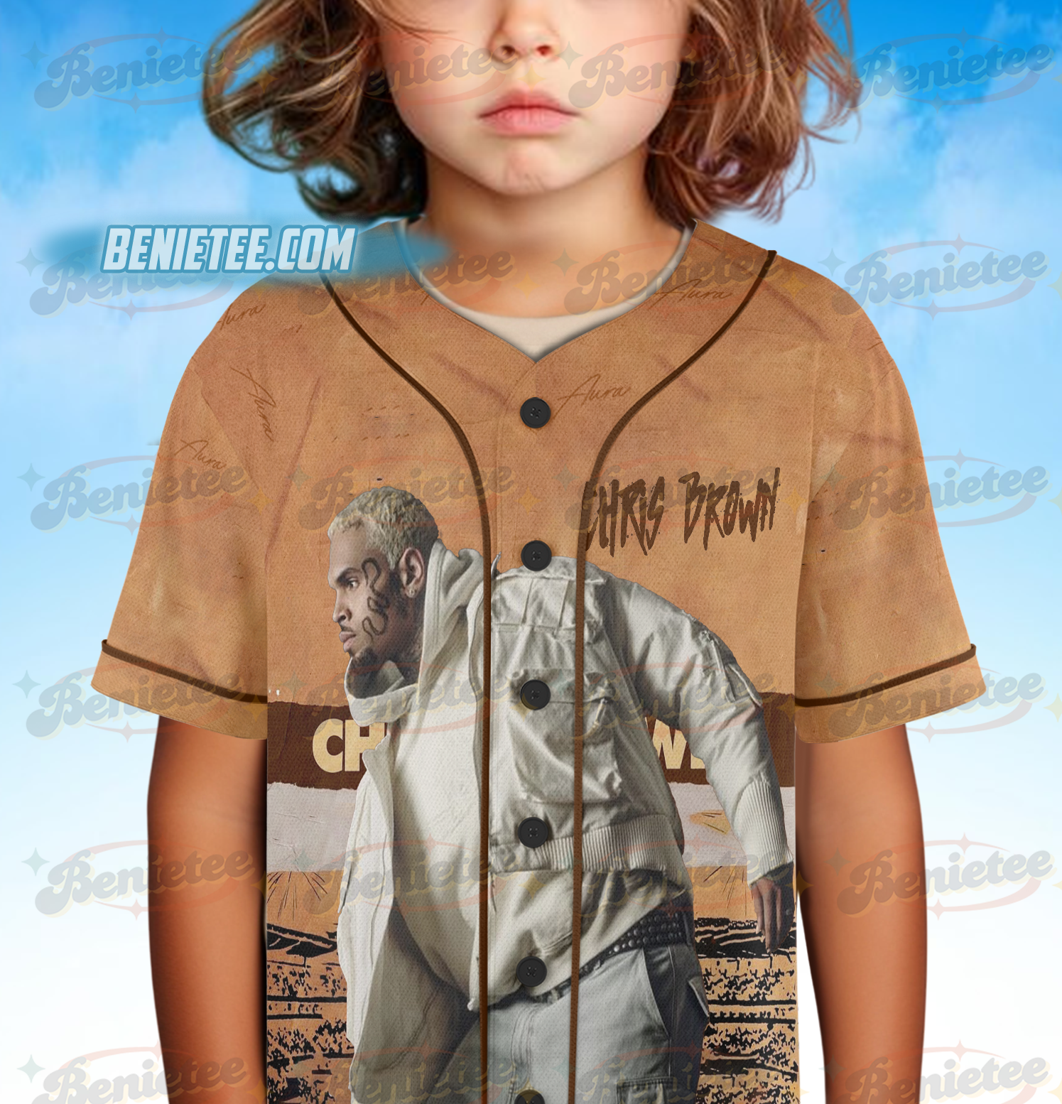 Personalized Chris Brown Breezy Bowl XX 2025 Jersey, Breezy Bowl Tour XX Baseball Jersey - Image 5