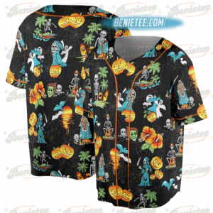 Vintage Halloween Baseball Jersey, Tis' the Season, Retro Halloween Aesthetic