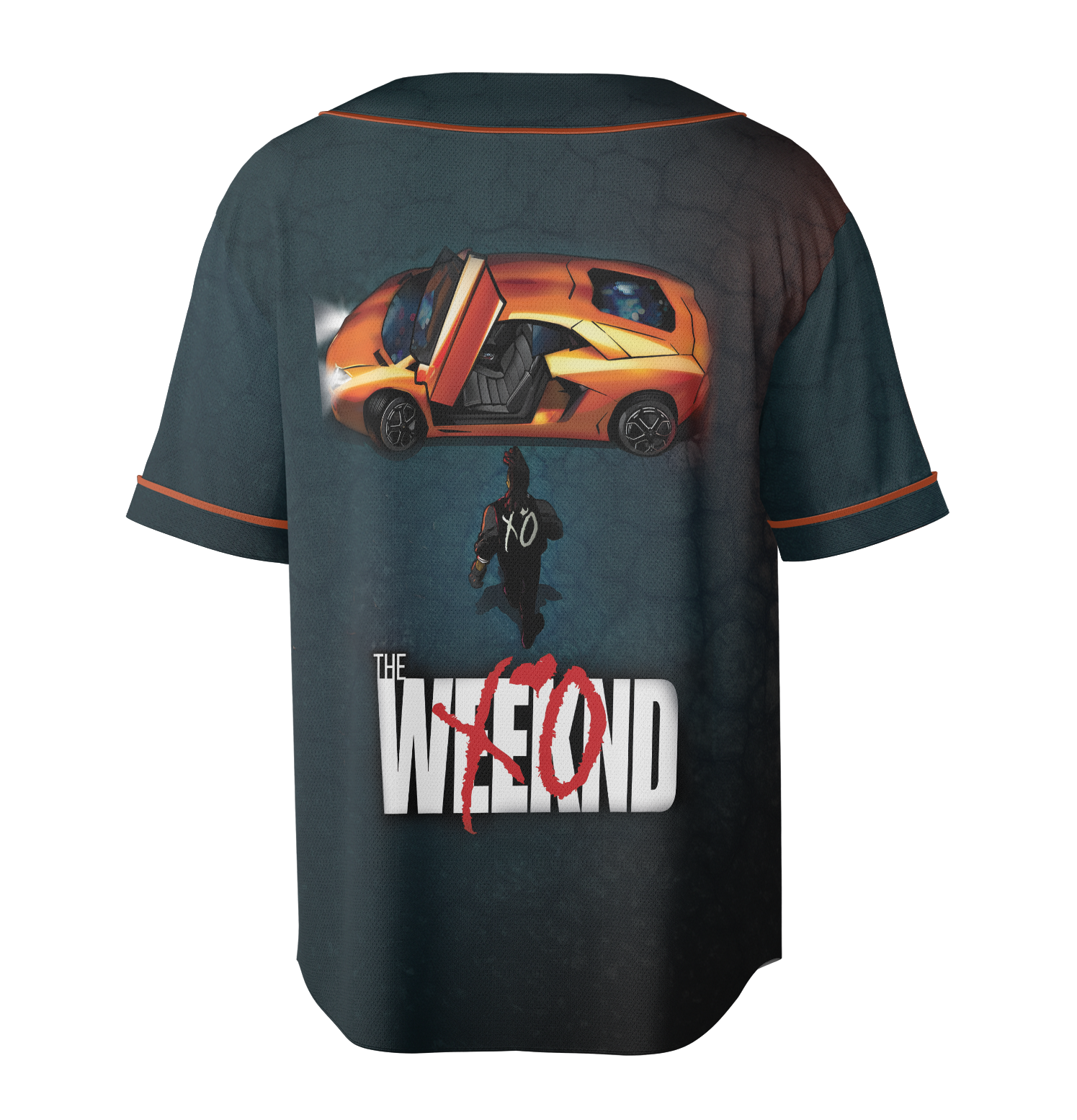 Starboy-Inspired Anime Baseball Jersey, Lamborghini The Weeknd Jersey - Image 5