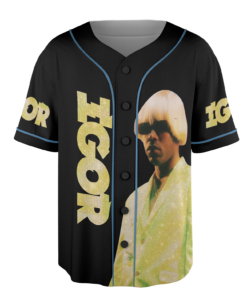 Alternative view of Tyler the Creator Meme Baseball Jersey