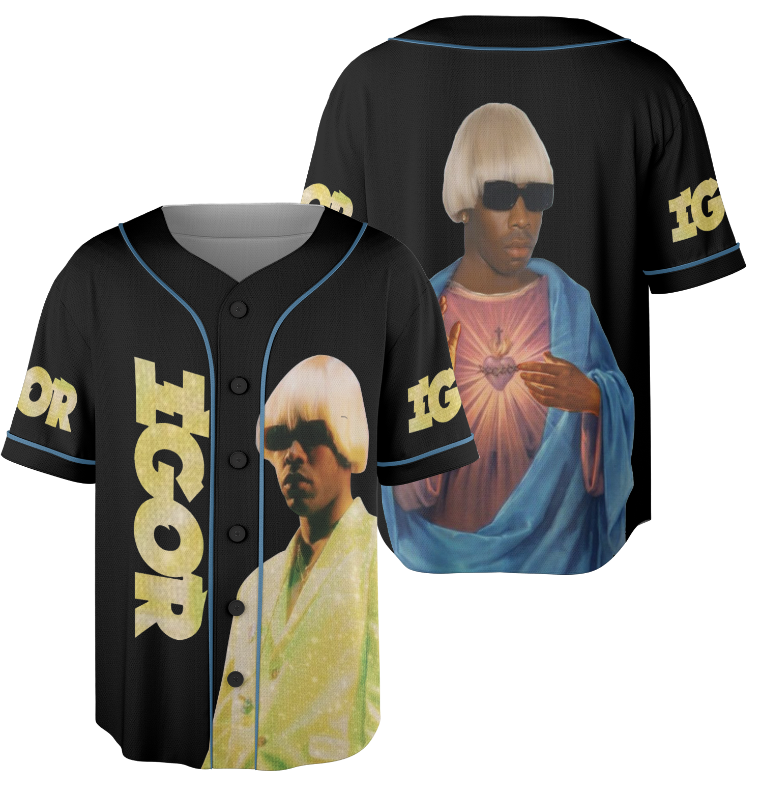 Tyler the Creator Meme Baseball Jersey - Image 3