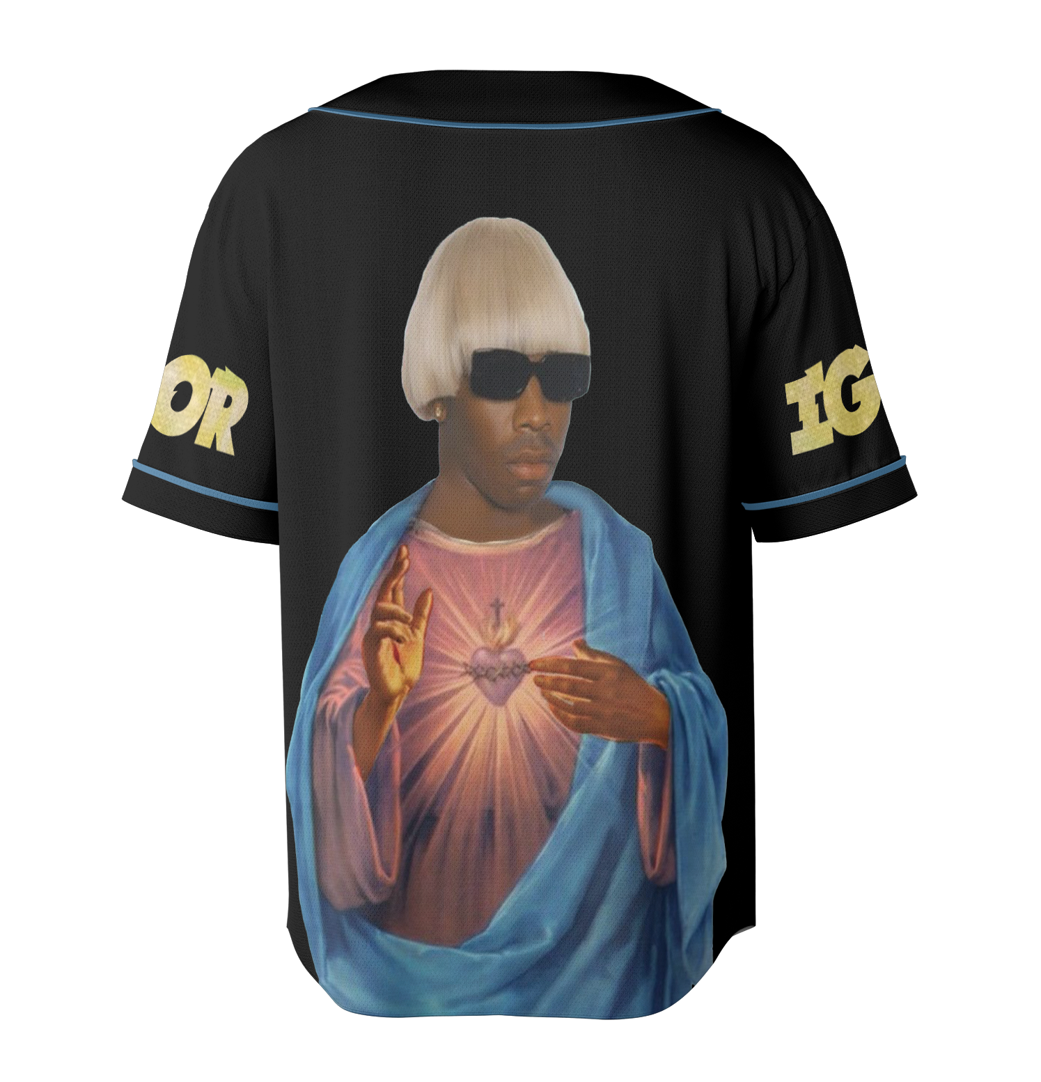 Tyler the Creator Meme Baseball Jersey - Image 4