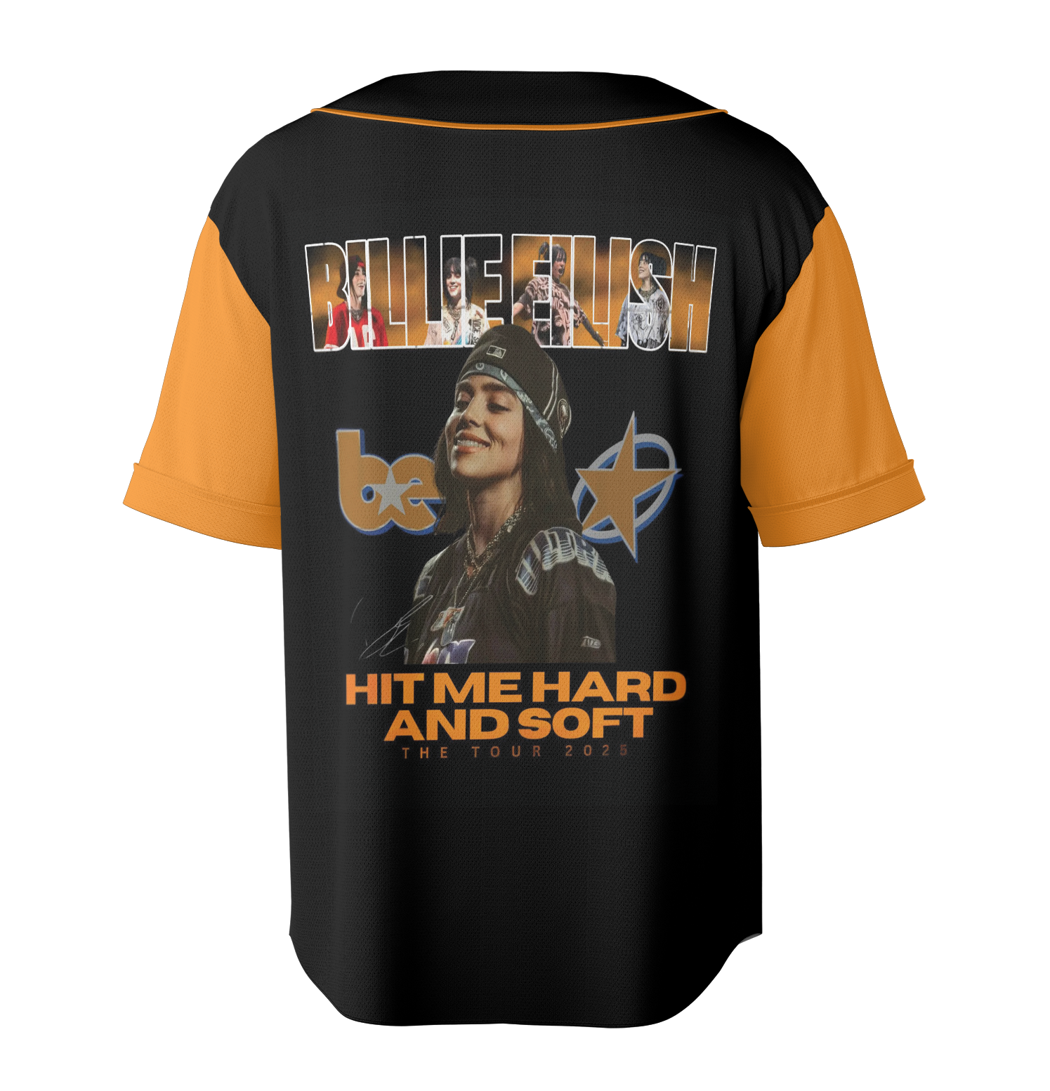 Billie Eilish Hit Me Hard And Soft Tour BAseball Jersey - Image 4