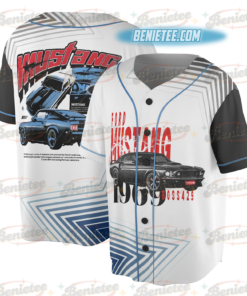 Licensed Ford Baseball Jersey, Mustang Script Legendary Jersey
