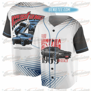 Licensed Ford Baseball Jersey, Mustang Script Legendary Jersey