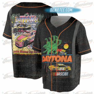 Vintage 90s NASCAR Winston Cup Series Jersey, Daytona Neon Racing 1991 Jersey