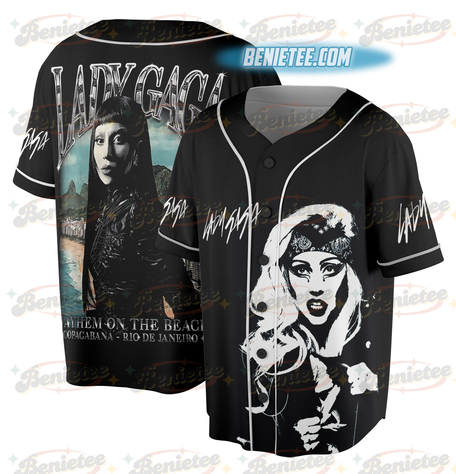Lady Gaga The Mayhem Baseball Jersey