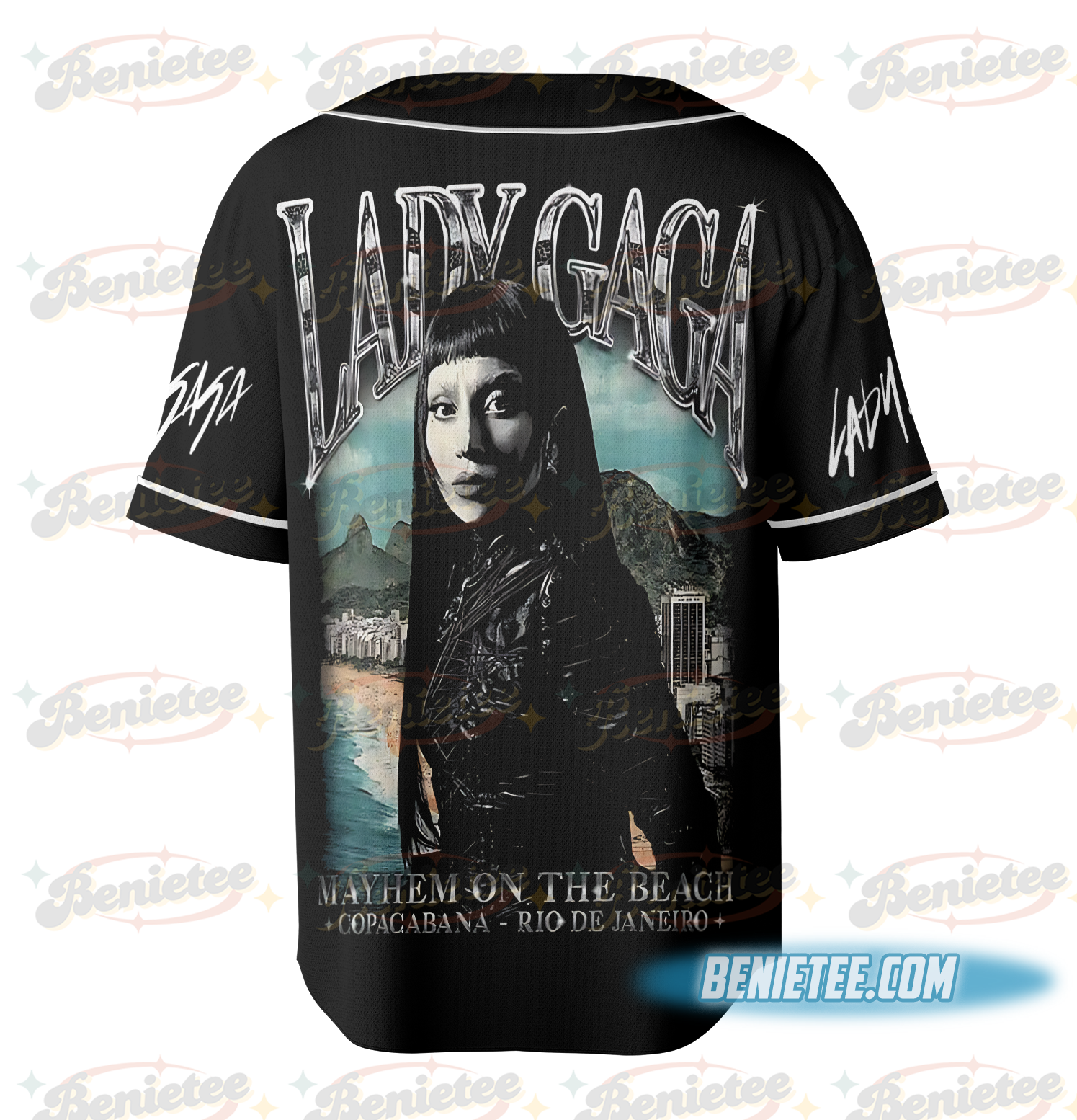 Lady Gaga The Mayhem Baseball Jersey - Image 4