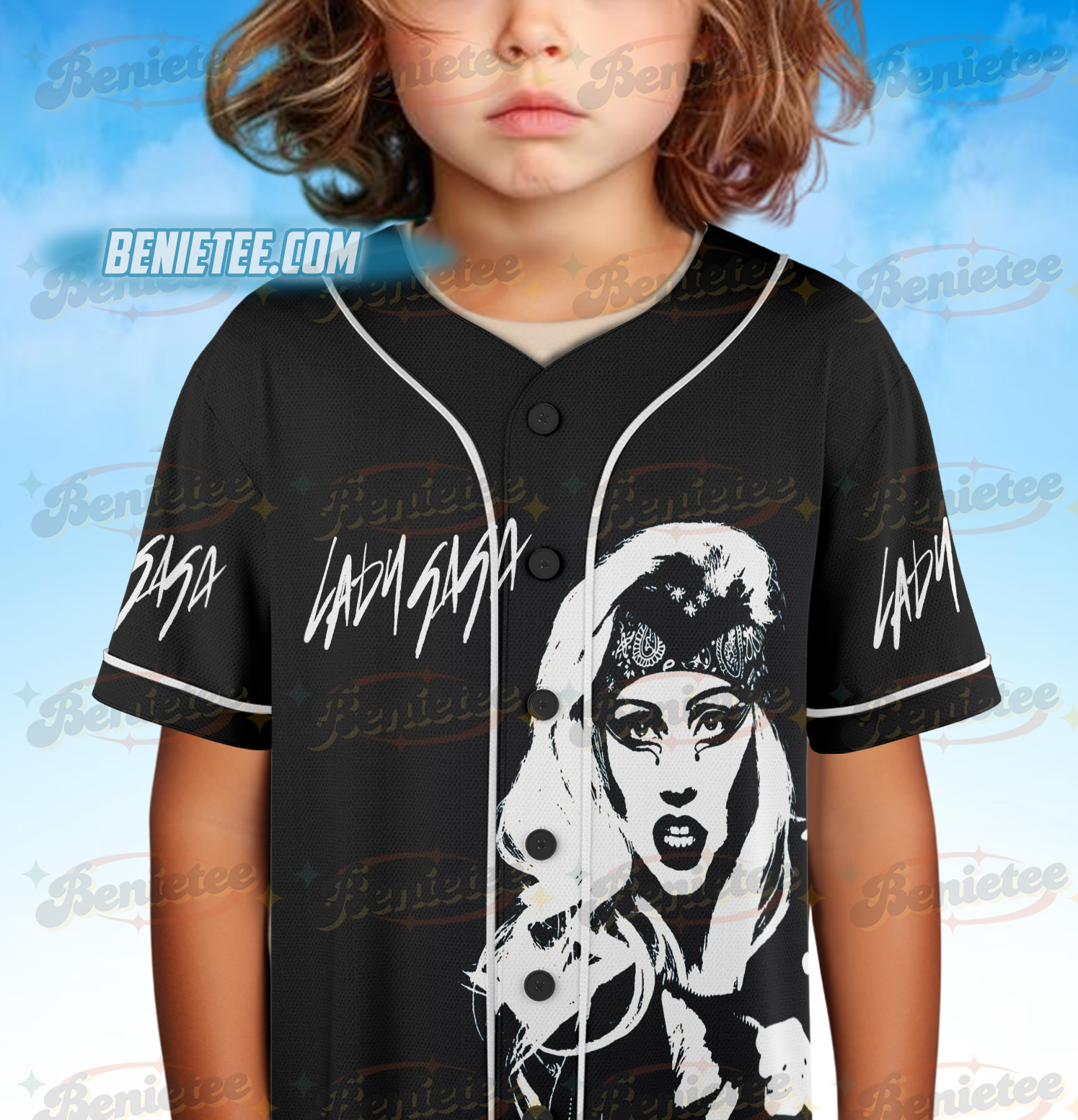 Lady Gaga The Mayhem Baseball Jersey - Image 5